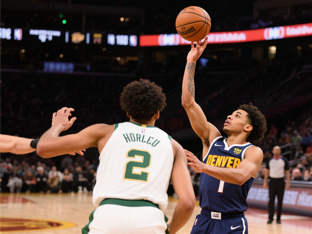 哈利伯顿高难抛投制霸,无惧霍姆格伦防守 在篮球场上,每一次对抗都考验着球员的技术